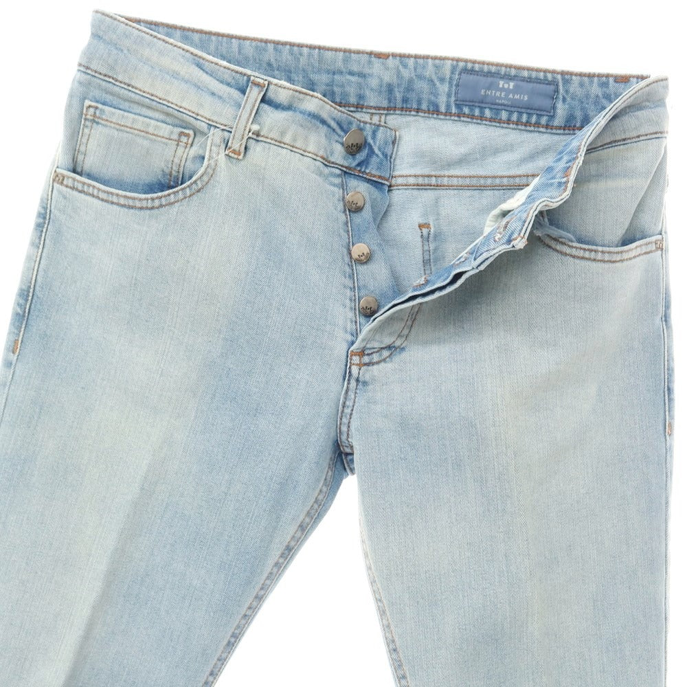 [Used] ENTRE AMIS stretch denim pants, jeans, light blue [33] [Condition rank C] [Men&