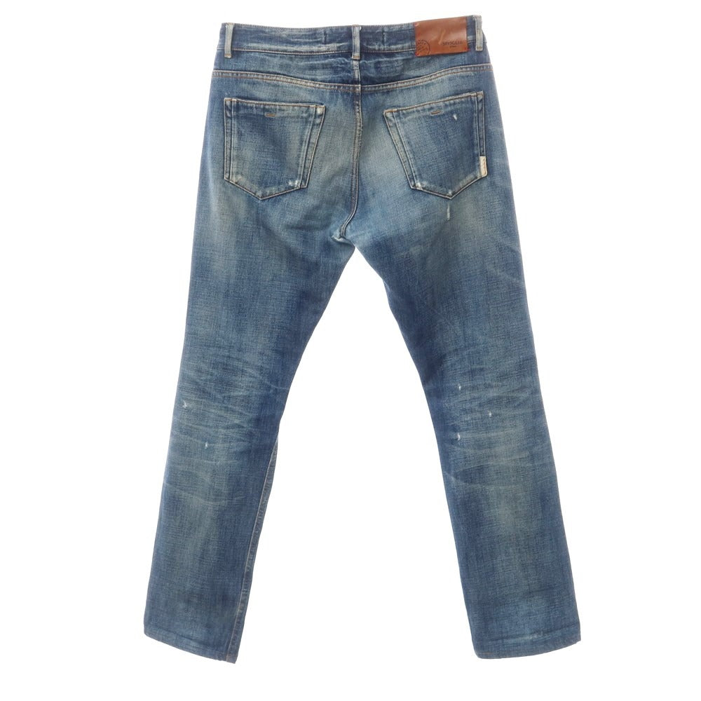 [Used] SIVIGLIA distressed denim pants, jeans, navy [32] [Condition rank D] [Men&