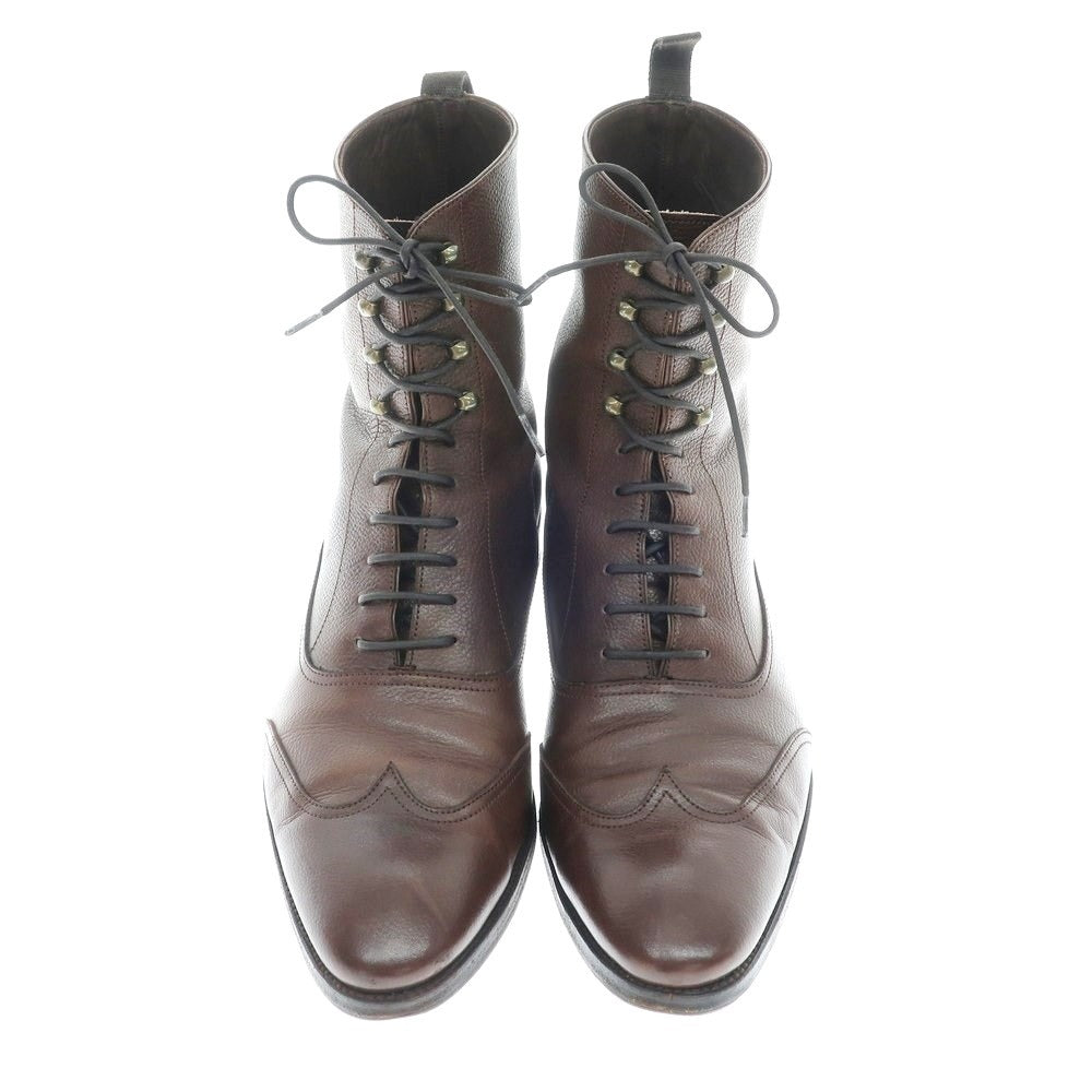 [Used] Carmina Blind Brogue Lace-up Boots Brown [8.5] ​​[Condition Rank B] ​​[Men&