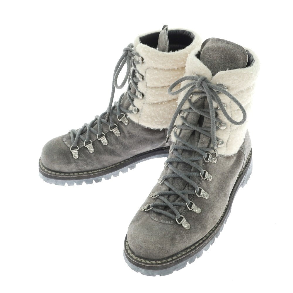 [Used] Andrea Ventura ANDREA VENTURA Suede Switching Mountain Boots Gray x Ivory [42] [Condition Rank B] ​​[Men&