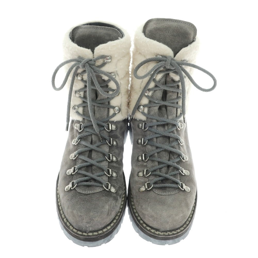 [Used] Andrea Ventura ANDREA VENTURA Suede Switching Mountain Boots Gray x Ivory [42] [Condition Rank B] ​​[Men&