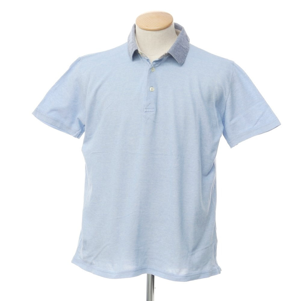 [Used] Altea Cotton Pique Short Sleeve Polo Shirt Light Blue [Size S] [BLU] [S/S] [Condition Rank B] [Men&