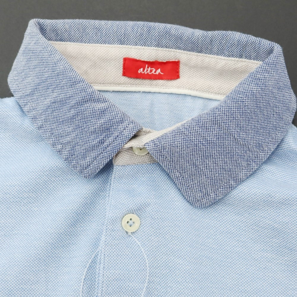 [Used] Altea Cotton Pique Short Sleeve Polo Shirt Light Blue [Size S] [BLU] [S/S] [Condition Rank B] [Men&