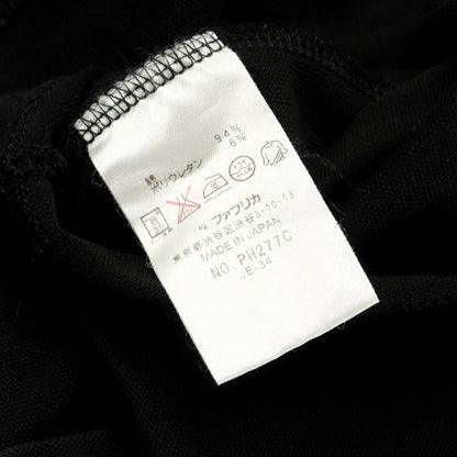 [Used] LACOSTE Cotton Long Sleeve Polo Shirt Black [Size 4] [BLK] [S/S/A/W] [Condition Rank C] [Men&