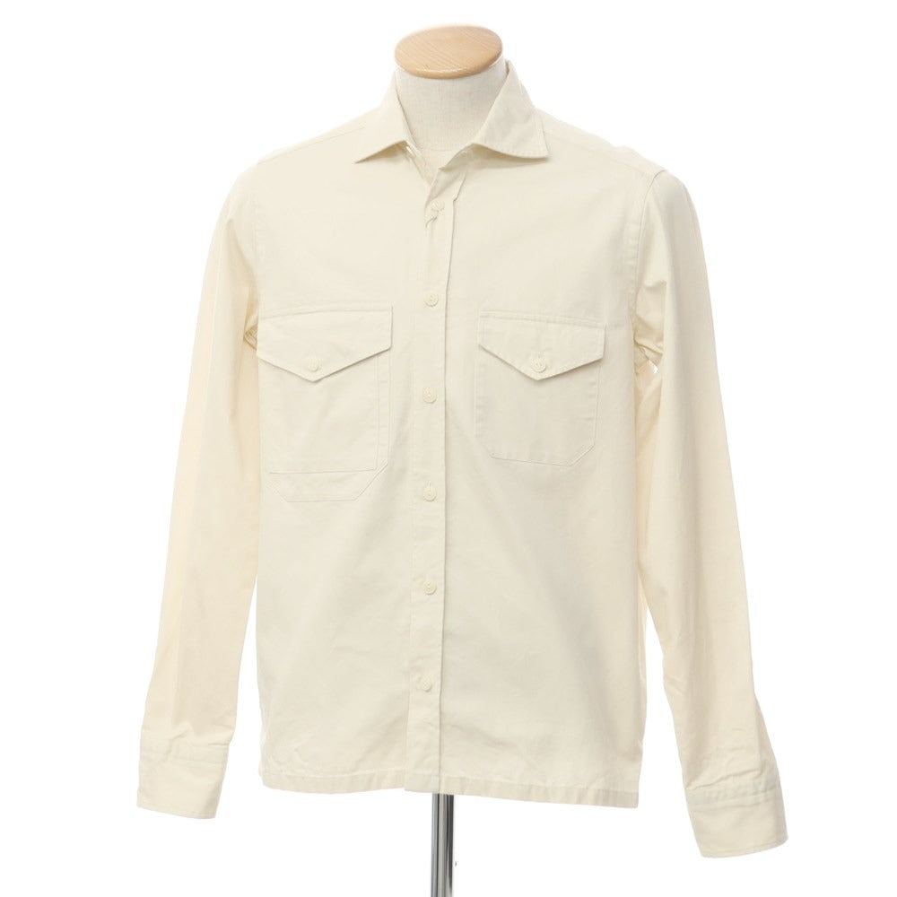 [Used] GUY ROVER Cotton Regular Collar Casual Shirt Beige [S] [Condition Rank A] [Men&