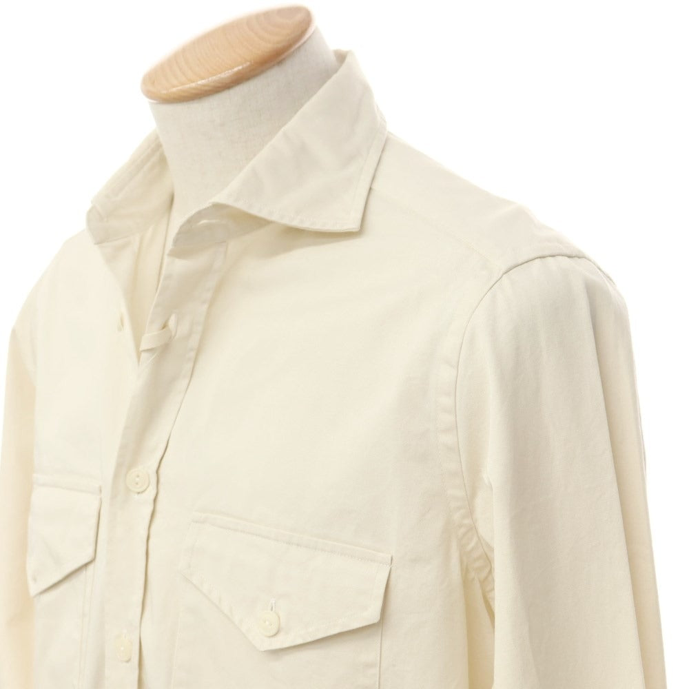 [Used] GUY ROVER Cotton Regular Collar Casual Shirt Beige [S] [Condition Rank A] [Men&