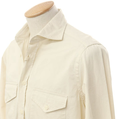 [Used] GUY ROVER Cotton Regular Collar Casual Shirt Beige [S] [Condition Rank A] [Men&