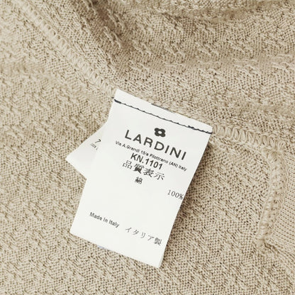 [Used] LARDINI Cotton Knit Jacket Beige [S] [Condition Rank A] [Men&