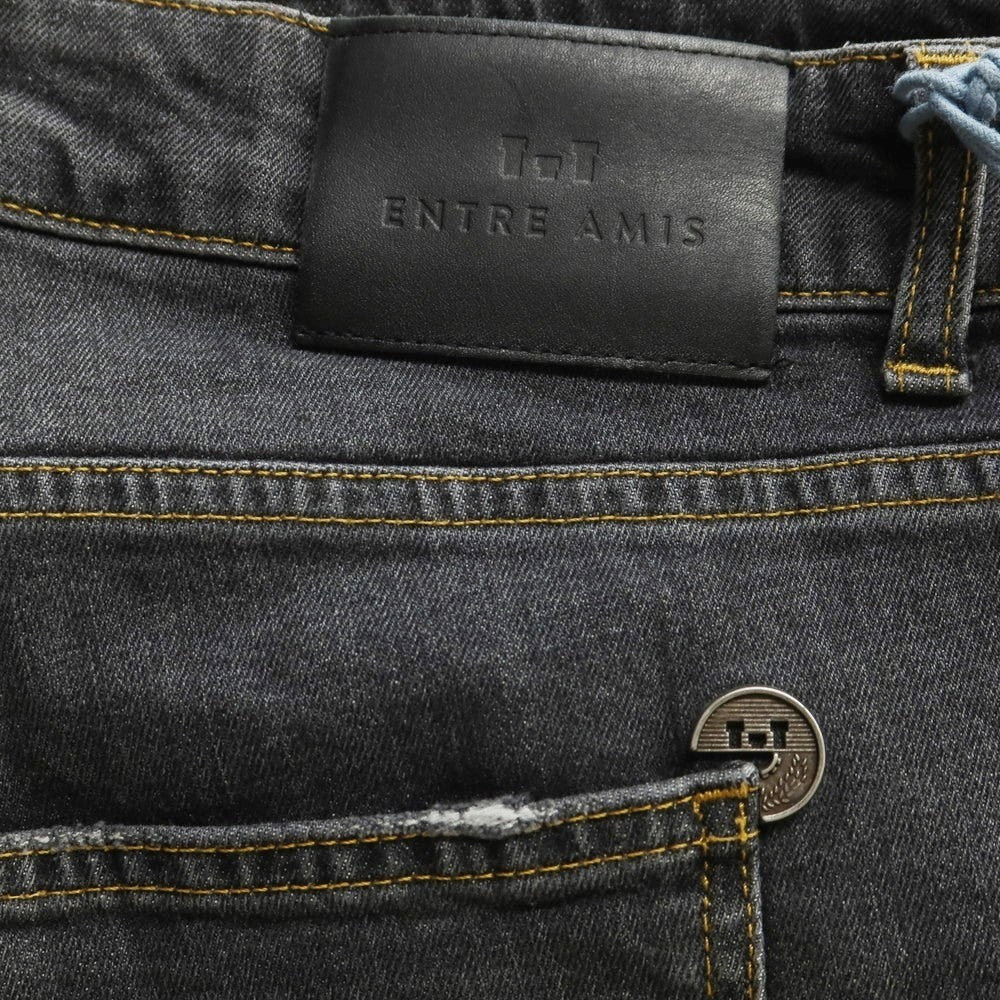 [Used] ENTRE AMIS stretch denim pants jeans black [32/46] [Condition rank A] [Men&