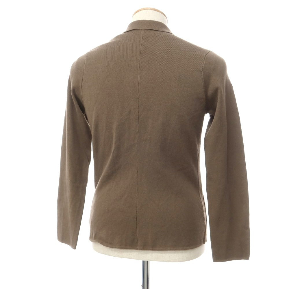 [Used] ZANONE high gauge cotton jacket-style cardigan, brown [44] [Condition rank C] [Men&