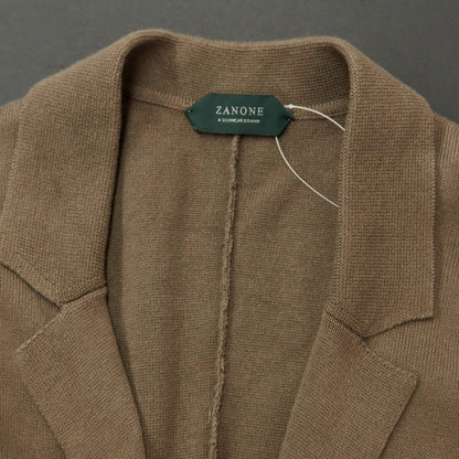 [Used] ZANONE high gauge cotton jacket-style cardigan, brown [44] [Condition rank C] [Men&