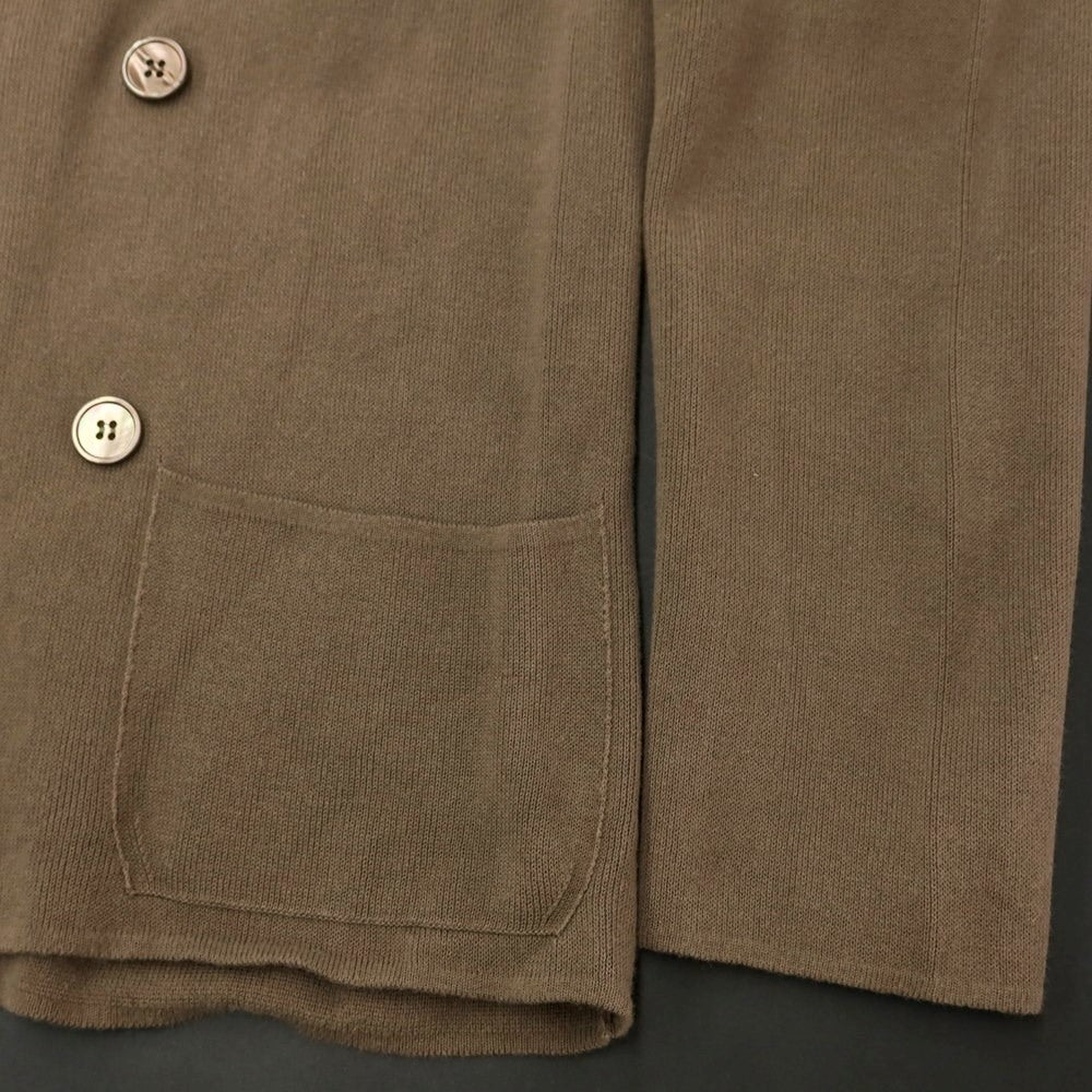 [Used] ZANONE high gauge cotton jacket-style cardigan, brown [44] [Condition rank C] [Men&