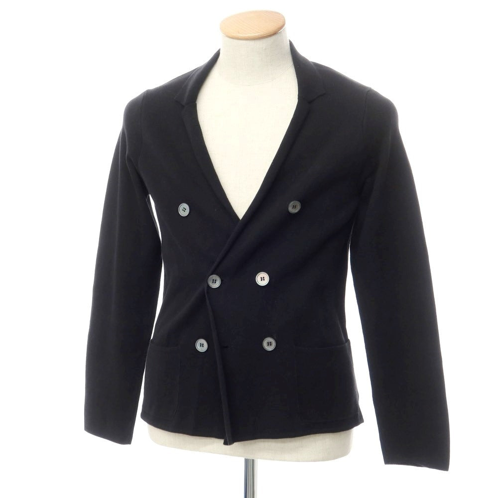 [Used] ZANONE high gauge cotton jacket-style cardigan, black [44] [Condition rank C] [Men&