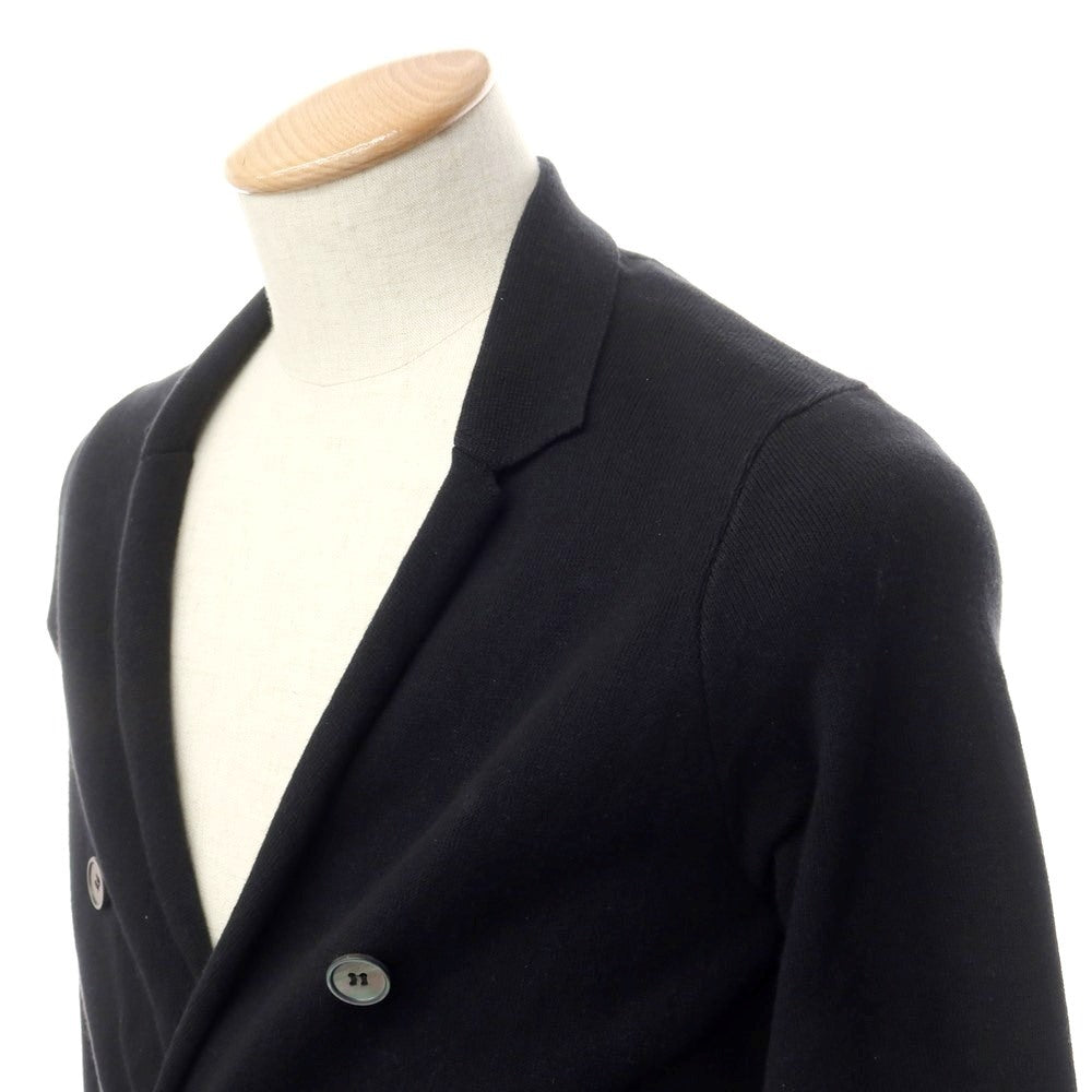 [Used] ZANONE high gauge cotton jacket-style cardigan, black [44] [Condition rank C] [Men&