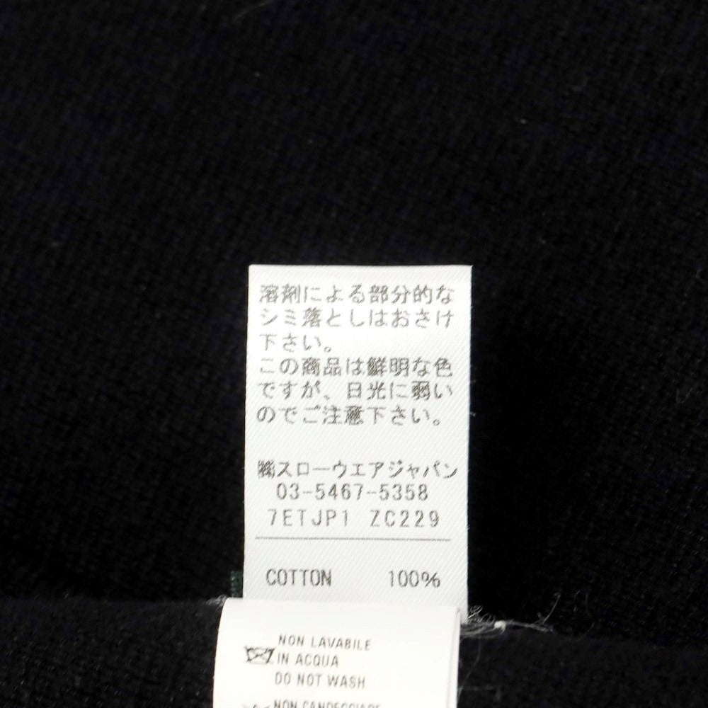 [Used] ZANONE high gauge cotton jacket-style cardigan, black [44] [Condition rank C] [Men&