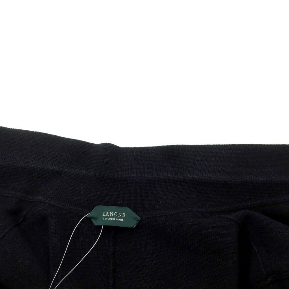 [Used] ZANONE high gauge cotton jacket-style cardigan, black [44] [Condition rank C] [Men&