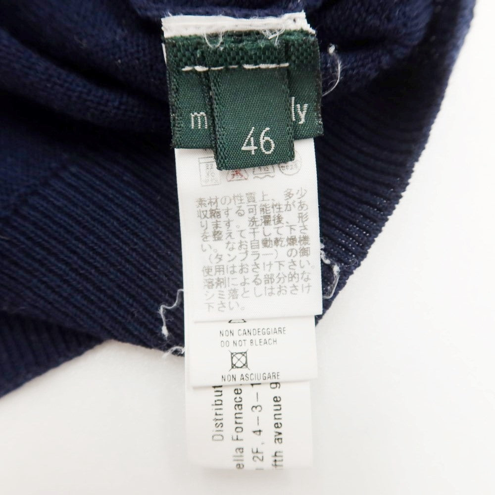 【中古】ザノーネ ZANONE コットン クルーネック 長袖 プルオーバーニット ネイビー【サイズ46】【NVY】【S/S】【状態ランクC】【メンズ】【759482】
[BPD]