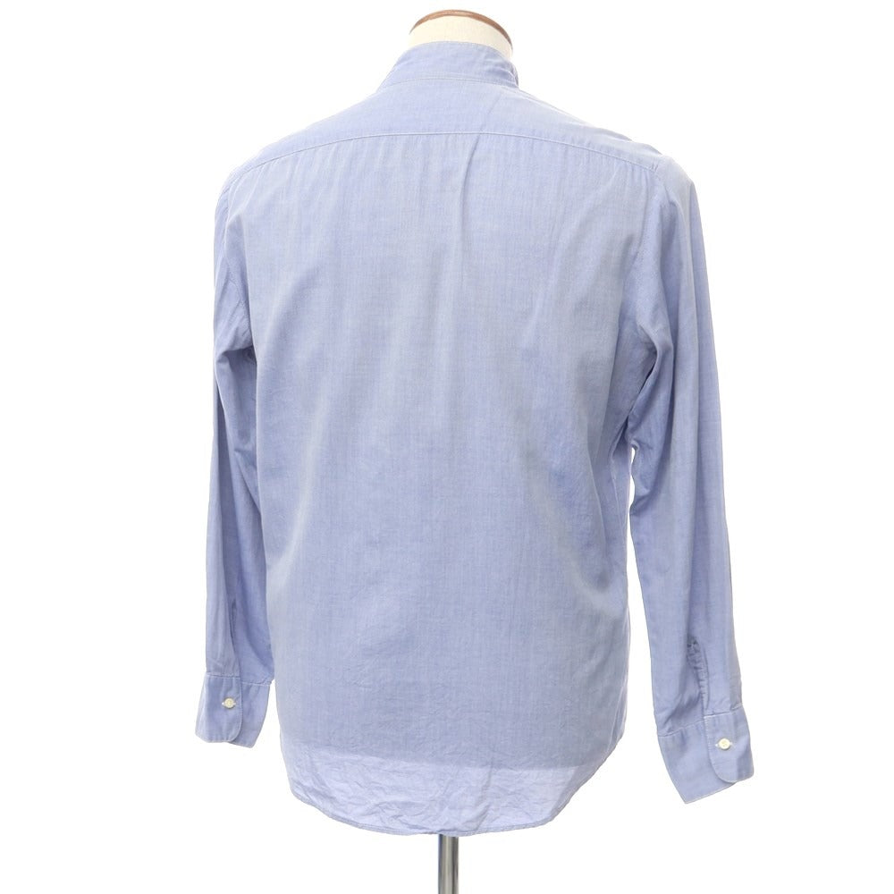 [Used] Steven Alan Cotton Stand Collar Casual Shirt Blue [46] [Condition Rank C] [Men&