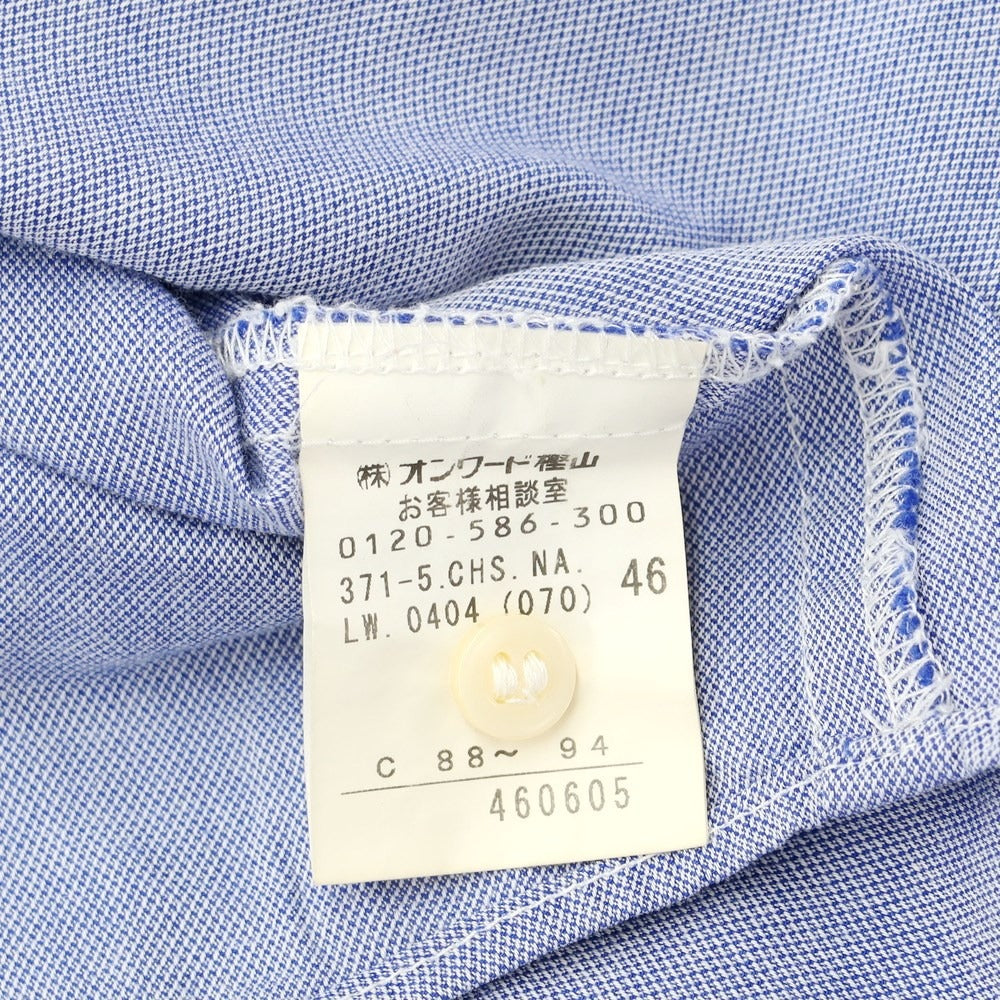 [Used] Steven Alan Cotton Stand Collar Casual Shirt Blue [46] [Condition Rank C] [Men&