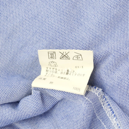 [Used] Steven Alan Cotton Stand Collar Casual Shirt Blue [46] [Condition Rank C] [Men&