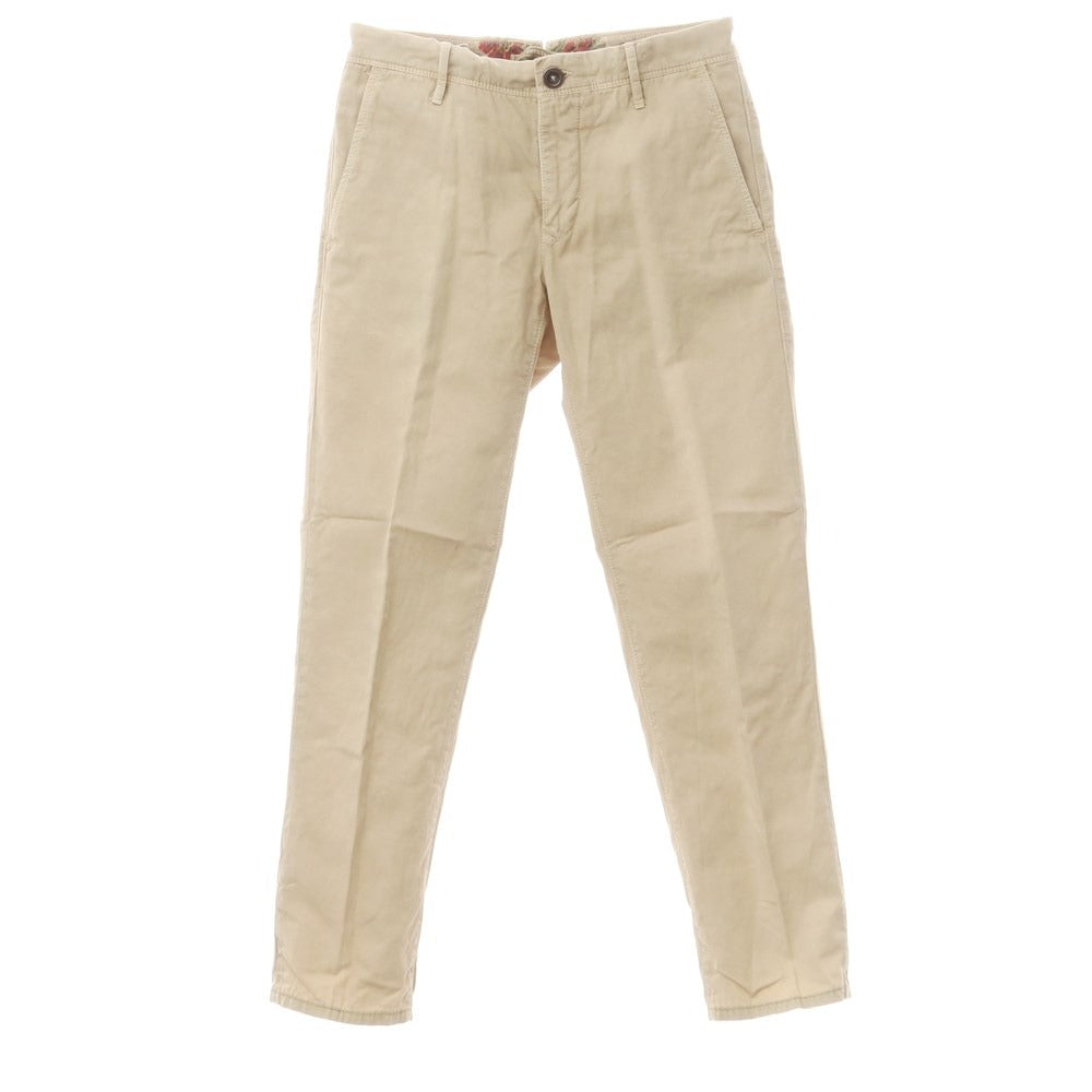 [Used] INCOTEX Cotton Linen Casual Slacks Pants Beige [29] [Condition Rank D] [Men&