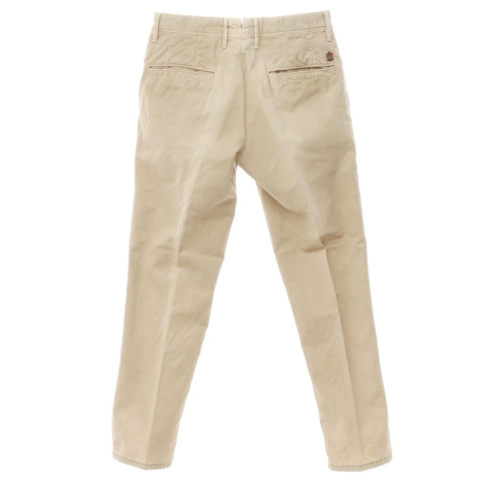 [Used] INCOTEX Cotton Linen Casual Slacks Pants Beige [29] [Condition Rank D] [Men&