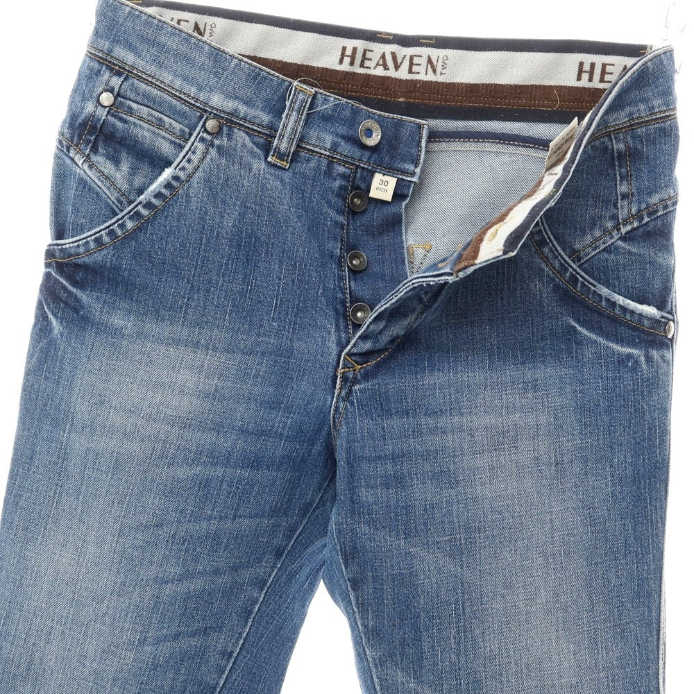 【中古】ヘブントゥ HEAVEN TWO REED ストレッチ デニムパンツ ジーンズ ブルー【 30 】【 状態ランクB 】【 メンズ 】