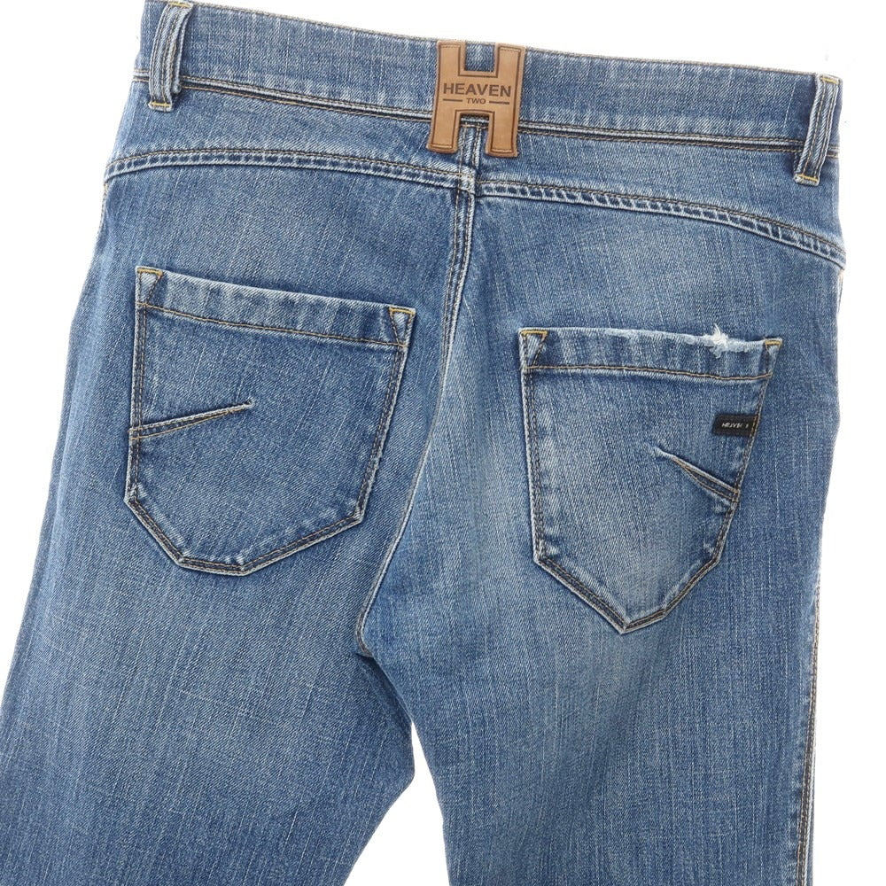 [Used] HEAVEN TWO REED Stretch Denim Pants Jeans Blue [30] [Condition Rank B] ​​[Men&