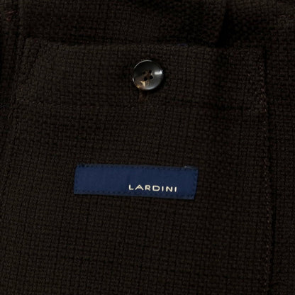 【中古】ラルディーニ LARDINI ウール 3つボタン カジュアルジャケット ダークブラウン【サイズ42】【BRW】【A/W】【状態ランクA】【メンズ】【758994】