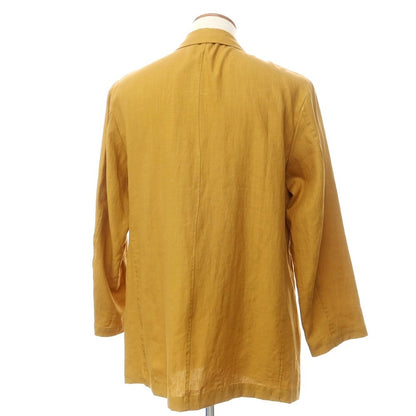 [Used] [Unused] RAKINES 2024 Spring/Summer Linen Long Jacket Marigold [2] [Condition Rank S] [Men&