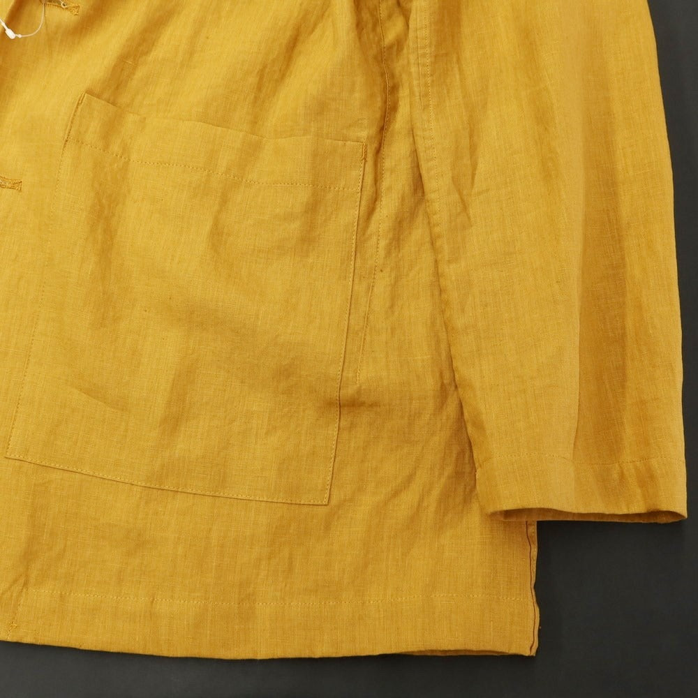 [Used] [Unused] RAKINES 2024 Spring/Summer Linen Long Jacket Marigold [2] [Condition Rank S] [Men&