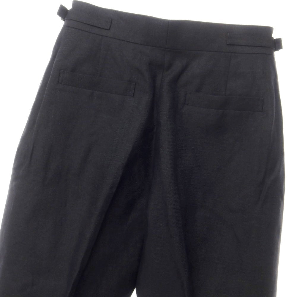 [Used] HUM VENT Spring/Summer 2024 Twill Linen Wide Slacks Pants Navy x Black [2] [Condition Rank A] [Men&