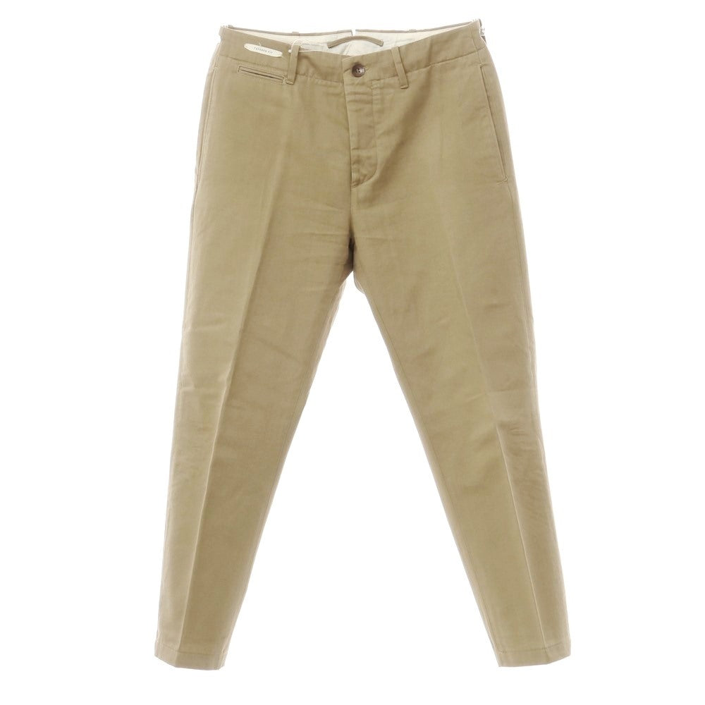 [Used] YCHAI Twill Cotton Casual Slacks Pants Dark Beige [29] [Condition Rank B] ​​[Men&