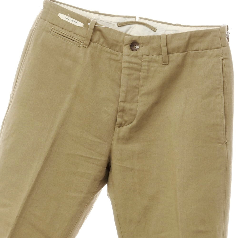 [Used] YCHAI Twill Cotton Casual Slacks Pants Dark Beige [29] [Condition Rank B] ​​[Men&