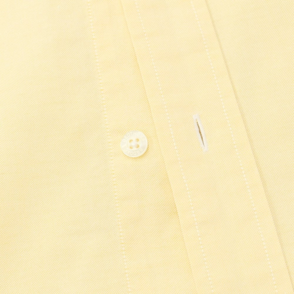 [Used] Brooks Brothers Cotton Short Sleeve Shirt Cream Yellow [S] [Condition Rank C] [Men&