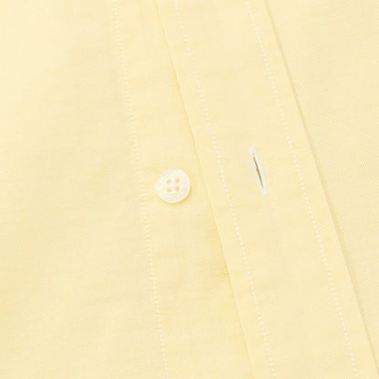 [Used] Brooks Brothers Cotton Short Sleeve Shirt Cream Yellow [S] [Condition Rank C] [Men&