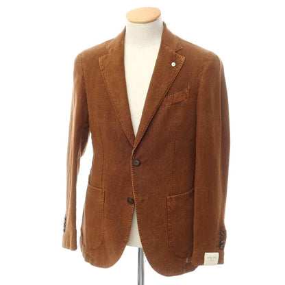 [New] LBM1911 Linen Casual Jacket Brown [44] [Condition Rank N] [Men&