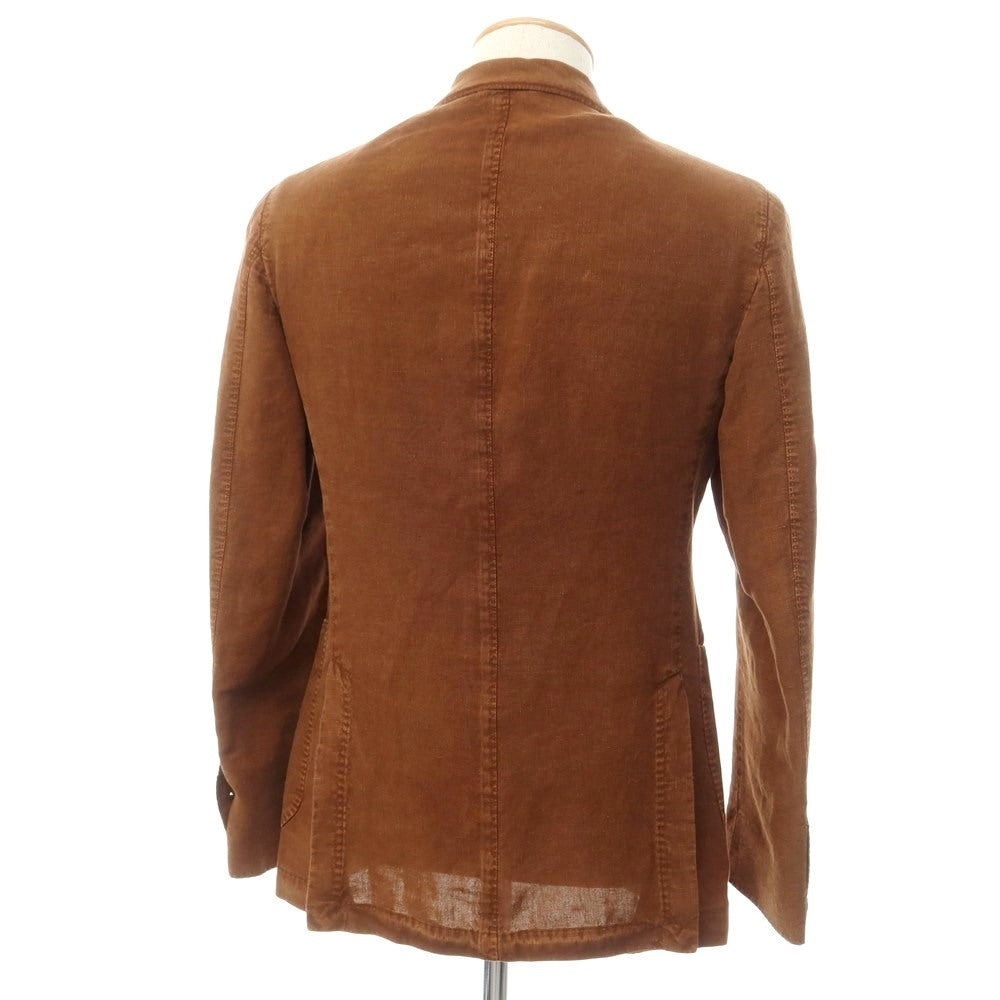 [New] LBM1911 Linen Casual Jacket Brown [44] [Condition Rank N] [Men&