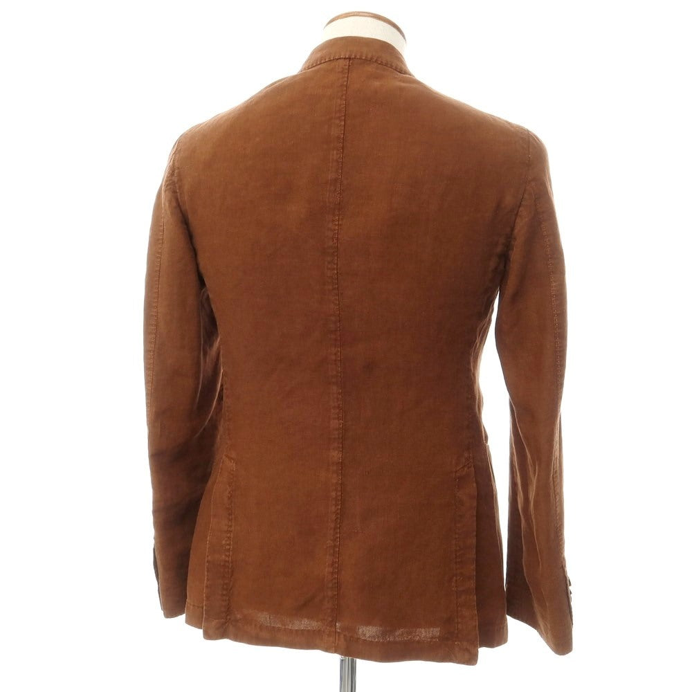 [New] LBM1911 Linen Casual Jacket Brown [46] [Condition Rank N] [Men&