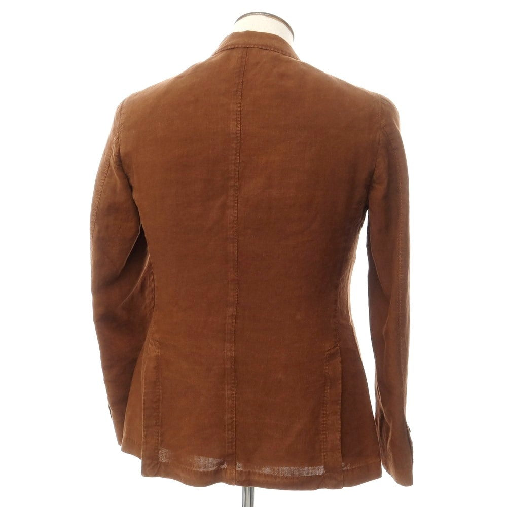 [New] LBM1911 Linen Casual Jacket Brown [48] [Condition Rank N] [Men&