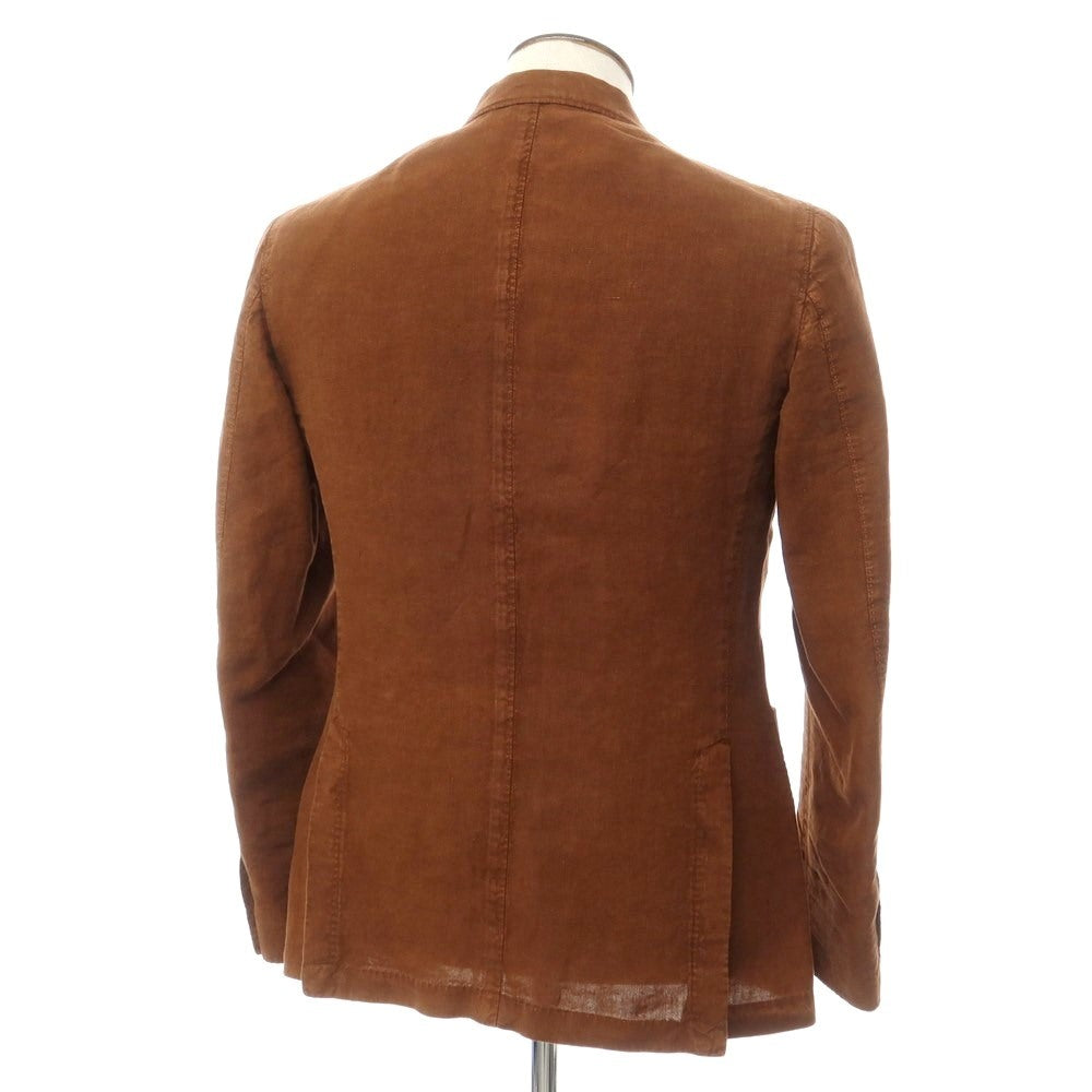 [New] LBM1911 Linen Casual Jacket Brown [50] [Condition Rank N] [Men&