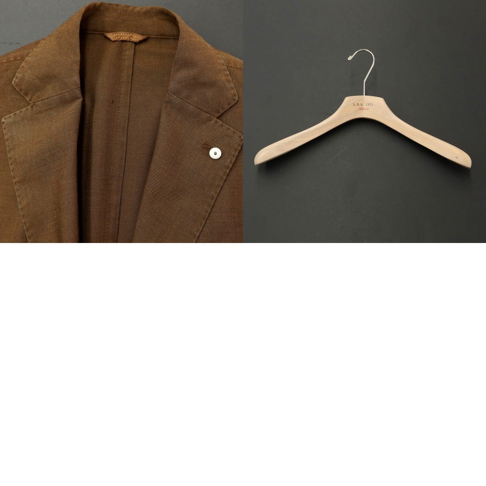 [New Outlet] LBM1911 Washed Wool Casual Jacket Brown [46] [Condition Rank N-] [Men&