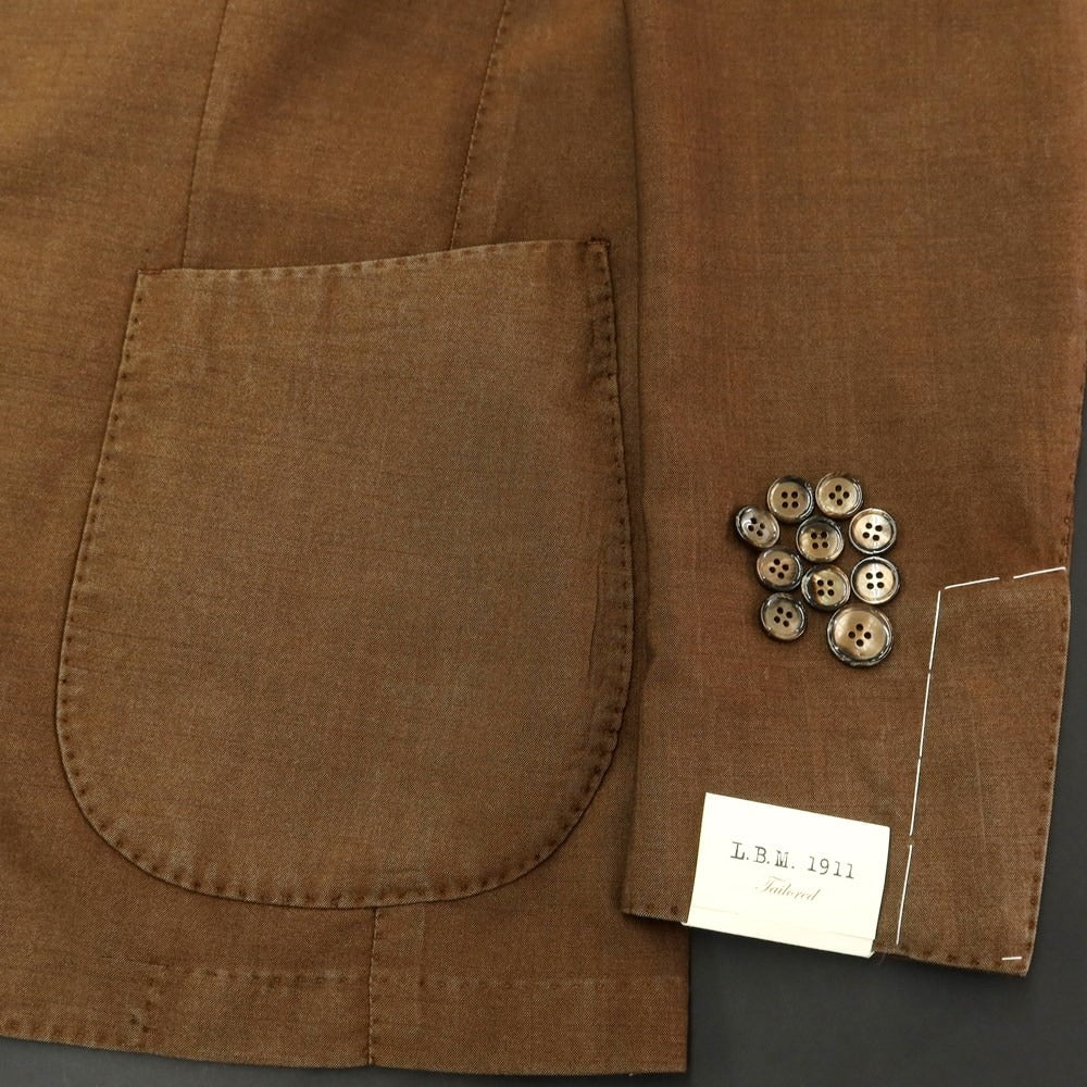 [New Outlet] LBM1911 Washed Wool Casual Jacket Brown [46] [Condition Rank N-] [Men&