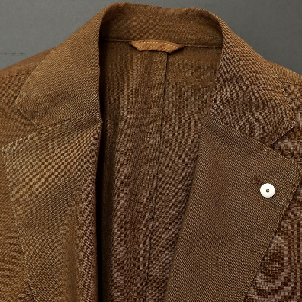 [New] LBM1911 Washed Wool Casual Jacket Brown [48] [Condition Rank N] [Men&