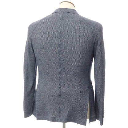 [New] LBM1911 Cotton Linen Jersey Casual Jacket Light Navy [48] [Condition Rank N] [Men&