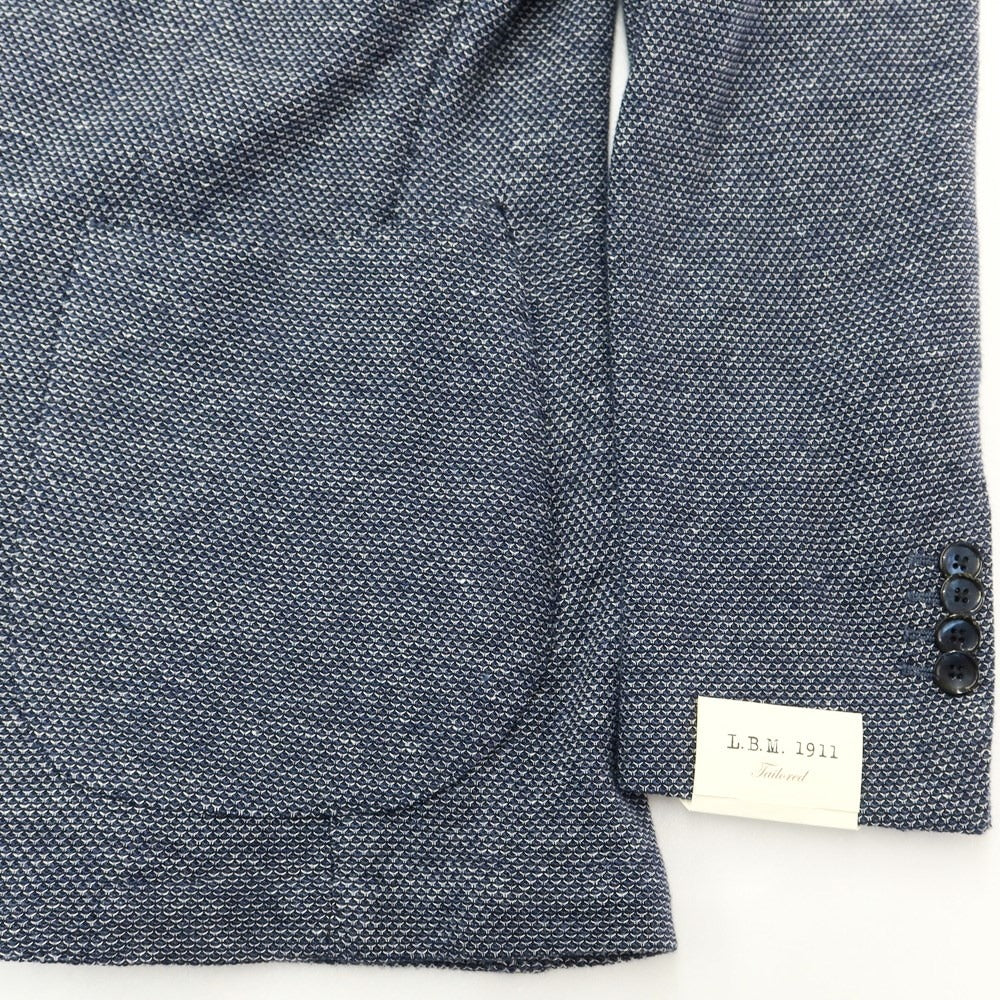 [New] LBM1911 Cotton Linen Jersey Casual Jacket Light Navy [48] [Condition Rank N] [Men&