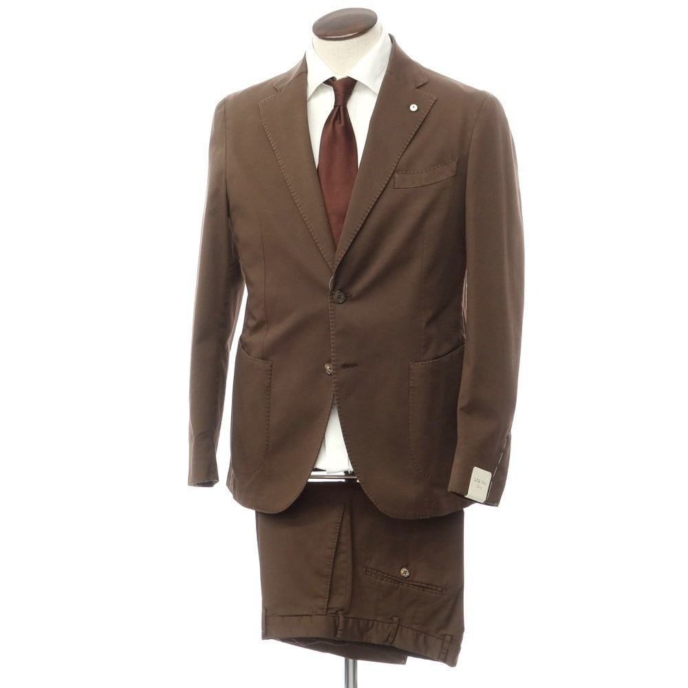 [New Outlet] LBM1911 Stretch Cotton Set-up Suit Washed Brown [50] [Condition Rank N-] [Men&