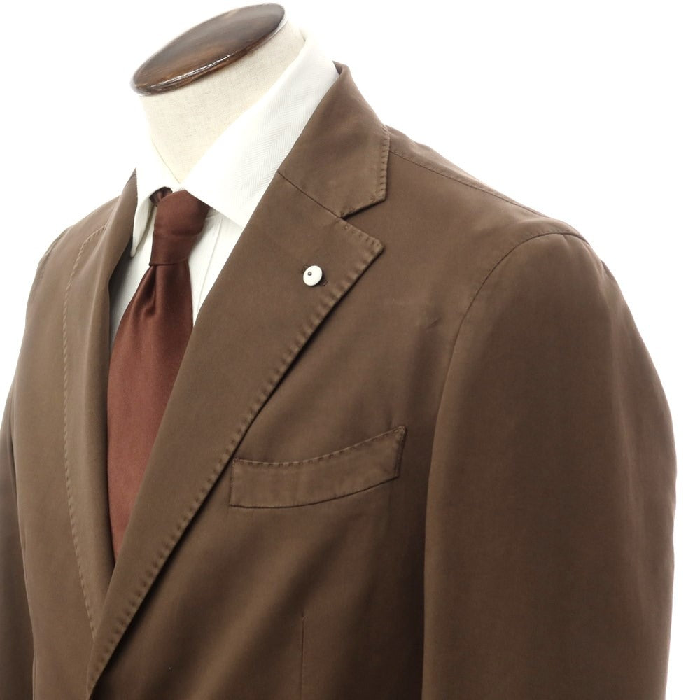 [New Outlet] LBM1911 Stretch Cotton Set-up Suit Washed Brown [50] [Condition Rank N-] [Men&