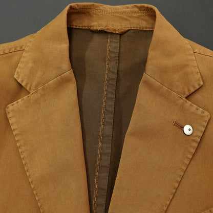 [New] LBM1911 Cotton 2B Casual Jacket Camel Brown [Size 48] [BRW] [S/S] [Condition Rank N] [Men&