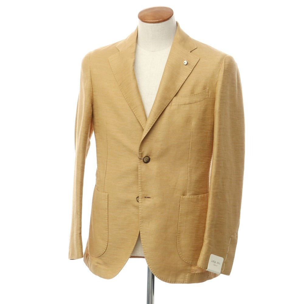 [New] LBM1911 Cotton Linen 2B Casual Jacket Camel Beige [Size 46] [BEI] [S/S] [Condition Rank N] [Men&